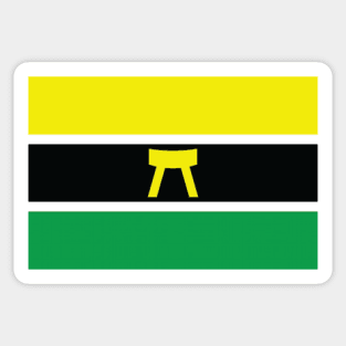 Ashantiland Seccesion Movement Flag Sticker